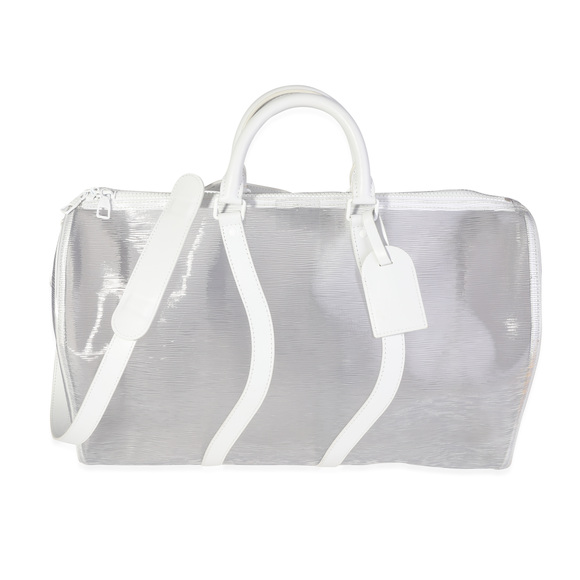 Louis Vuitton Clear Epi PVC Wavy Keepall Bandoulière 50 - Picture 1 of 7